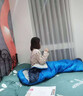 探險者（TAN XIAN ZHE）睡袋冬季加寬加厚四季通用款戶(hù)外便攜成人露營(yíng)辦公室午休被子兩用 【單人連帽睡袋】1.1KG藏青藍 曬單實(shí)拍圖