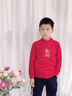 真維斯童裝男童加絨毛衣2026新款兒童本命年紅色演出服上衣女童馬年新年衣服 【新年加絨款】紅/J彩色馬 110 曬單實(shí)拍圖