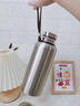 JCZS2025新款德國長(cháng)效保溫杯316不銹鋼全大容量茶水分離男款商務(wù)水杯 【316抗菌款 茶水分離】800ml鋼本色 曬單實(shí)拍圖