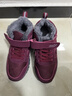 足力健大師老人鞋女冬季棉鞋防滑加絨保暖老年健步鞋媽媽運動(dòng)休閑鞋 9009大棉女款棗紅 36 曬單實(shí)拍圖
