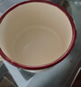 樹(shù)可琺瑯麵字泡面碗帶蓋搪瓷碗復古創(chuàng  )意一人食餐具打飯碗單個(gè)大號 曬單實(shí)拍圖