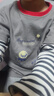 馬卡樂(lè )春季純棉嬰幼兒童長(cháng)袖T恤假兩件上衣男女同款上衣 碳灰 120 曬單實(shí)拍圖