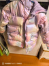 迪士尼女童輕薄羽絨服2025秋冬季新款兒童保暖童裝中長(cháng)款寶寶羽絨外套 曬單實(shí)拍圖