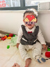 乖奇熊男寶寶假兩件連體哈衣春秋季裝嬰幼兒洋氣周歲禮服外出可愛(ài)爬爬服 曬單實(shí)拍圖