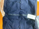 LED男士無(wú)領(lǐng)純棉馬甲春秋背心多口袋馬夾中老年休閑寬松大碼坎肩外套 深藍色 XL 【推薦121-140斤】 曬單實(shí)拍圖