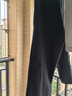 利郎四面彈休閑褲男純色春季25通勤商務(wù)男士褲子 黑色 33(175/84A)  曬單實(shí)拍圖