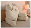 馥棉床上靠背墊床頭靠枕護腰玩手機神器孕婦老人專(zhuān)用可拆洗大靠墊懶人 尊享護頸護腰款-素雅米【可拆洗】 85cm*62cm*45cm 含枕芯 曬單實(shí)拍圖
