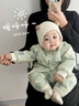 嬰兒外套女寶寶超好看厚冬裝幼兒棉襖夾棉加絨棉衣防風(fēng)小月齡棉服 【防寒保暖】蝴蝶結 66 碼：3-6個(gè)月寶寶 曬單實(shí)拍圖