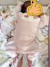 米愛(ài)熊新生兒嬰兒連體衣春秋款 嬰幼兒衣服女寶寶哈衣爬服a類(lèi)純棉外出服 粉紅色 52 曬單實(shí)拍圖