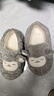 名創(chuàng  )優(yōu)品（MINISO）羊咩咩棉拖鞋女秋冬包跟家居室內厚底月子毛毛拖鞋深灰包跟38-39 曬單實(shí)拍圖