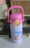 樂(lè )扣樂(lè )扣（LOCK&LOCK）卡通吸管保溫保冷杯大容量戶(hù)外便攜可拎可背水杯子780ML粉色 曬單實(shí)拍圖