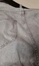 優(yōu)衣庫男裝女裝寬松直筒牛仔褲/水洗產(chǎn)品休閑丹寧長(cháng)褲褲子482864 02 淺灰色 32 /170/82A 曬單實(shí)拍圖
