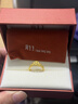 周生生新年足金愛(ài)情密語(yǔ)皇冠黃金戒指開(kāi)口戒金飾品90227R計價(jià) 00圈3.1克 曬單實(shí)拍圖