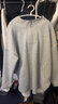 煦依舍孕婦套裝春秋季新款時(shí)尚衛衣百搭寬松連帽套頭上衣時(shí)髦2026春季款 灰色(單件上衣) XL 曬單實(shí)拍圖