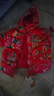 男童冬裝棉衣大兒童男童冬季加厚棉服東北大花棉襖碎花保暖外套潮 紅色 150 cm 曬單實(shí)拍圖
