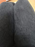 羊羔絨雪尼爾大碼闊腿褲女秋冬季加絨加厚新款垂感顯瘦寬松休閑褲 黑色 L 【建議100-115斤】 曬單實(shí)拍圖
