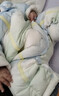 babycare兒童羽絨服秋冬白鴨絨保暖童裝輕薄寶寶外穿嬰兒爬服 薄荷天空 80 曬單實(shí)拍圖