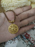 周六福投資金黃金盤(pán)纏碎金子diy串珠生日禮物A2015811 約0.91g新年禮物 曬單實(shí)拍圖