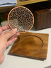 貞喜氣壺承茶壺墊隔熱墊茶杯托紫砂壺托功夫茶具配件胡桃木壺承干泡臺 瓦片壺承 曬單實(shí)拍圖