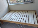 本色熊實(shí)木榻榻米排骨架床架無(wú)床頭簡(jiǎn)約定制尺寸任意小戶(hù)型民宿靠背矮床 【床高40厘米】單床 1200mm*2000mm 曬單實(shí)拍圖