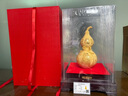 莫尼森（MOREISAN）絨沙金葫蘆擺件工藝品送老人長(cháng)輩60 70 八十大壽祝壽生日禮物禮品 福壽雙全葫蘆特大號長(cháng)30寬30高39 曬單實(shí)拍圖