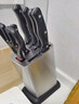 蘇泊爾（SUPOR）刀具套裝不銹鋼菜刀切片刀斬骨刀凍肉刀水果刀剪刀鋒利刀具七件套 曬單實(shí)拍圖