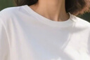 班尼路（Baleno）純棉短袖女2025新款休閑寬松薄款打底衫女裝四季款內搭T恤上衣服 曬單實(shí)拍圖