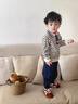 班喜迪男童套裝春裝2026新款帥氣寶寶衛衣嬰兒束腳褲春秋兒童衣服小童裝 藏青色 100 曬單實(shí)拍圖
