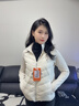 ODDIVSKI滑雪羽絨輕薄內膽90鵝絨滑雪內搭中層穿女修身秋冬保暖外套 【前后面填充鵝絨】奶白 M 【推薦95-110斤】 曬單實(shí)拍圖