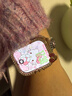 方哲品牌原裝適用蘋(píng)果iwatch S10/S11手表殼apple watch S9/S8女士可愛(ài)KT貓鑲鉆半包防摔保護殼 玫金色 適用iwatch S10/S11【42MM表盤(pán)】 曬單實(shí)拍圖