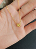 中國黃金（CHINA GOLD）愛(ài)心四葉草黃金項鏈女款2026新款足金吊墜轉運生日禮物女朋友老婆 足金愛(ài)心四葉草吊墜【贈銀鏈】 曬單實(shí)拍圖