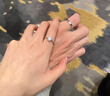 DR戒指情侶對戒男女一對結求婚儀式感鉆戒刻字送女友情人節禮pt950 一生相依 情侶一對 曬單實(shí)拍圖