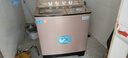 三峽勁霸【純銅電機】大容量半自動(dòng)洗衣機家用老式大容量雙缸雙桶商用酒店賓館被子毛毯四件套以舊換新 20公斤升級鋼波輪【9秒強洗+雙鋼桶+純銅電機】 曬單實(shí)拍圖