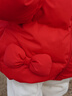 巴拉巴拉（BALABALA）【商場(chǎng)同款】巴拉巴拉兒童羽絨服男童冬季女童短款外套造型嬰兒萌 中國紅60611-灰鴨絨 100 充絨量70g 曬單實(shí)拍圖