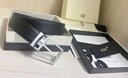 萬(wàn)寶龍（MONTBLANC）大班系列男士商務(wù)針扣式皮帶/腰帶  寬3.5cm 118438黑色/靛藍色 長(cháng)120cm(可裁剪） 曬單實(shí)拍圖
