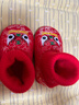 中國風(fēng)新年滿(mǎn)月嬰兒紅色秋冬加厚寶寶鞋周歲魔術(shù)貼學(xué)步鞋 棉鞋刺繡虎頭鞋紅色 牛筋底 13 （16碼12-14個(gè)月體重22-25斤） 曬單實(shí)拍圖