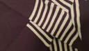 百圖（betu）女裝2025年冬季新款毛衣撞色條紋設計時(shí)尚圍巾兩件套毛衫2512T08 紅白條 XS 曬單實(shí)拍圖