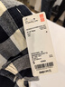 優(yōu)衣庫男女裝法蘭絨格子襯衫長(cháng)袖襯衣薄外套25秋冬480772 480772/01乳白色 XS 曬單實(shí)拍圖