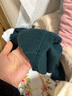 優(yōu)衣庫女裝精紡美利奴羊毛羅紋兩翻領(lǐng)針織衫/長(cháng)袖毛衣478337 54 綠色 L 曬單實(shí)拍圖