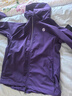 輕功（QINKUNG）跑步風(fēng)衣運動(dòng)薄外套男女款戶(hù)外寬松多功能秋季防風(fēng)保暖外套 男款墨紫 XL 曬單實(shí)拍圖