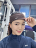 yottoy羅紋加寬運動(dòng)發(fā)帶女吸汗運動(dòng)頭巾止汗帶健身跑步導汗帶 復古咖 曬單實(shí)拍圖