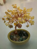 裳淇水晶發(fā)財擺件工藝品高檔天然碎石原石黃水晶樹(shù)擺件辦公室桌面發(fā)財 黃水晶-花盆顏色隨機瑪瑙基地款 曬單實(shí)拍圖