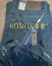 羅蒙（ROMON）男士牛仔褲男秋冬商務(wù)休閑褲男彈力直筒男褲厚款深檔直筒長(cháng)褲高腰 深藍+淺藍【春秋】 厚款 32 【腰圍2尺5建議125-135斤】 曬單實(shí)拍圖