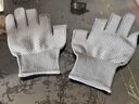 尼龍點(diǎn)膠防滑耐磨勞保手套點(diǎn)珠司機開(kāi)車(chē)搬運快遞打包露2指3指露5指可觸屏手機 灰色點(diǎn)珠手套【漏3指】可操作手機 點(diǎn)珠手套【3雙】體驗裝 曬單實(shí)拍圖