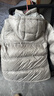 黑冰25秋冬男款鵝絨800蓬高蓬防潑輕量保暖活帽羽絨服F8620MJ 銀灰 S 曬單實(shí)拍圖