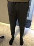 安德瑪（Under Armour）Bonded男子針織抓絨運動(dòng)休閑束腳長(cháng)褲6001979 黑色001 XL 曬單實(shí)拍圖
