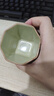 仿宋汝窯金雞報曉八方杯單杯中式復古陶瓷茶杯高檔主人杯品茗杯子 纏枝蓮-金雞報曉 【八方杯-160ml】 曬單實(shí)拍圖