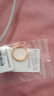 中國黃金（CHINA GOLD）黃金戒指光面鉆紋素圈戒指情侶對戒金戒指生日禮物女 14圈號/約1.53g 曬單實(shí)拍圖