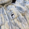 彩花象2025新款女童睡衣冬季加絨加厚三層夾棉女孩熊貓連帽兒童睡袍套裝 34275 110 童10碼 建議身高110-120 體重35-45 曬單實(shí)拍圖