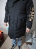 花花公子（PLAYBOY）潮牌中長(cháng)款羽絨服男士2025新款冬季高級感情侶裝派克大衣外套男款 黑色【90白鴨絨羽絨服】 L 【120-140斤】 曬單實(shí)拍圖